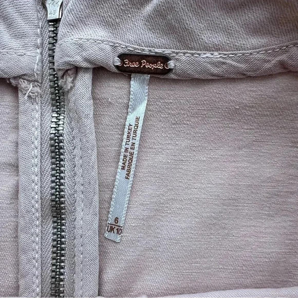 Free People Size 6 Light Pink Mini Skirt - Picture 3 of 5